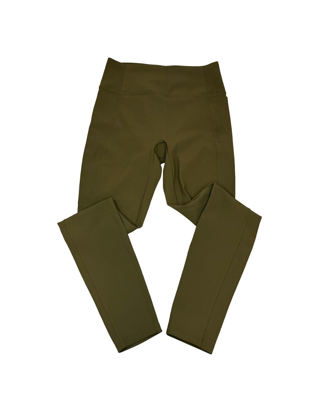 CALIA by Carrie Underwood Green Ribbed Active Leggings - Size M